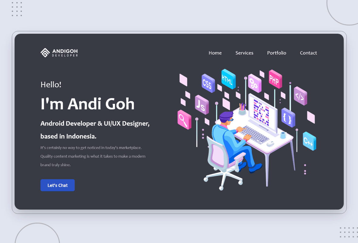 Personal Website V1